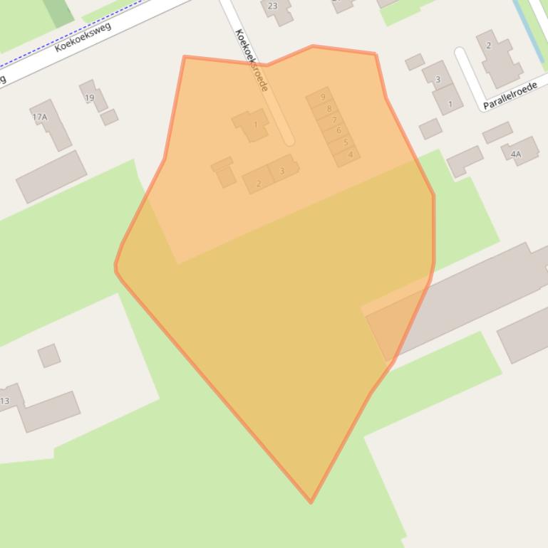 Kaart van postcodegebied 8271SC.