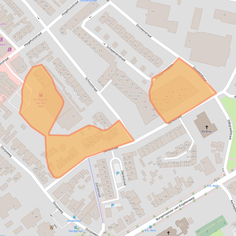 Kaart van postcodegebied 8271TB.
