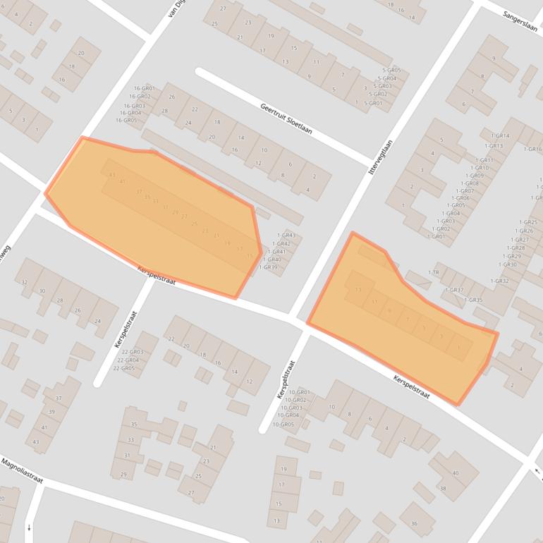 Kaart van postcodegebied 8271TH.