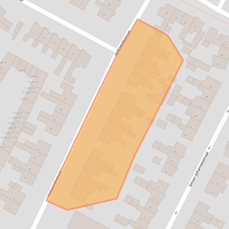 Kaart van postcodegebied 8271TN.