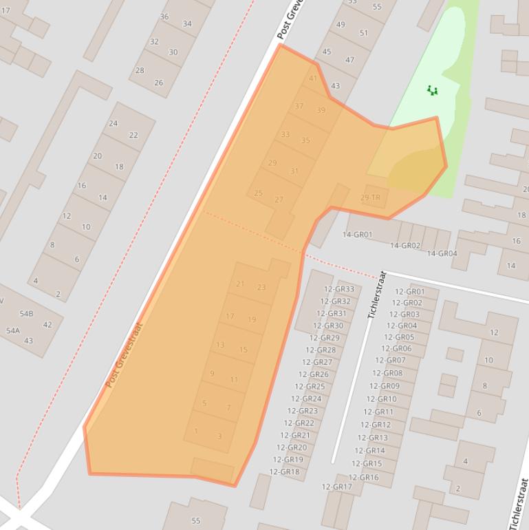 Kaart van postcodegebied 8271VA.