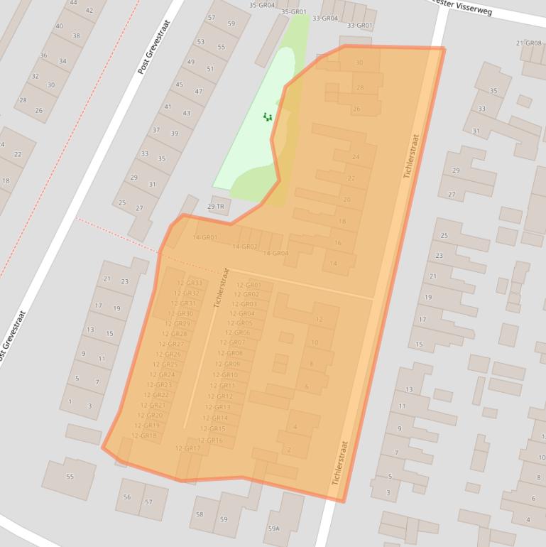 Kaart van postcodegebied 8271VE.