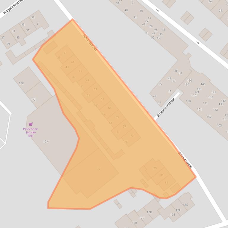 Kaart van postcodegebied 8271VL.