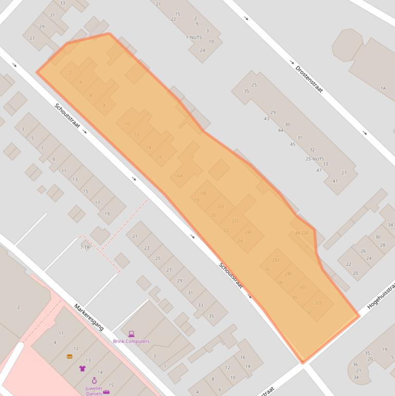 Kaart van postcodegebied 8271VM.