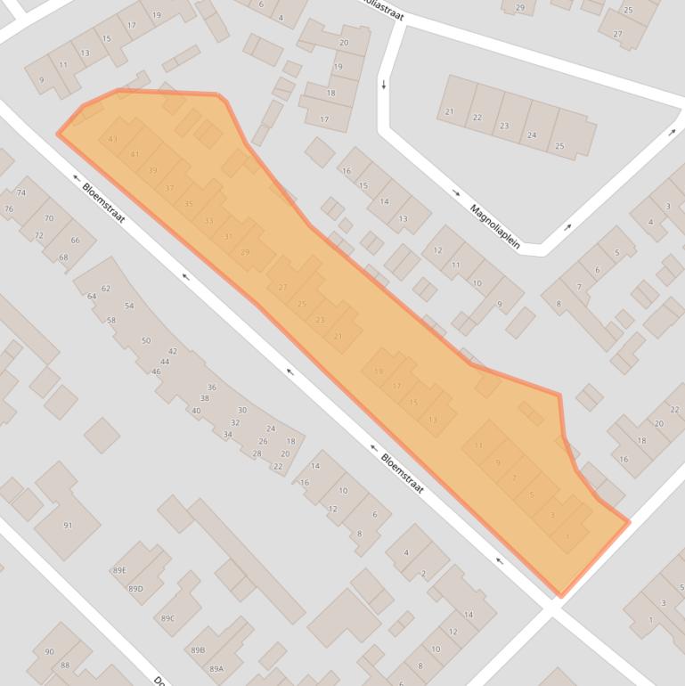 Kaart van postcodegebied 8271VW.
