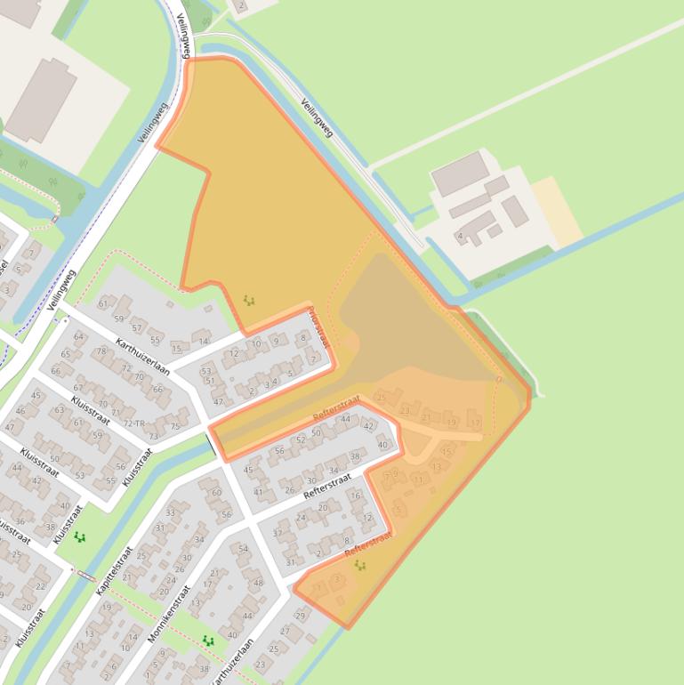 Kaart van postcodegebied 8271XL.