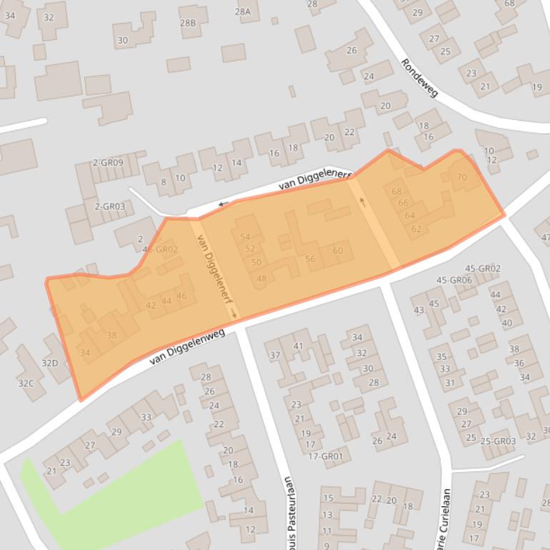 Kaart van postcodegebied 8271ZC.