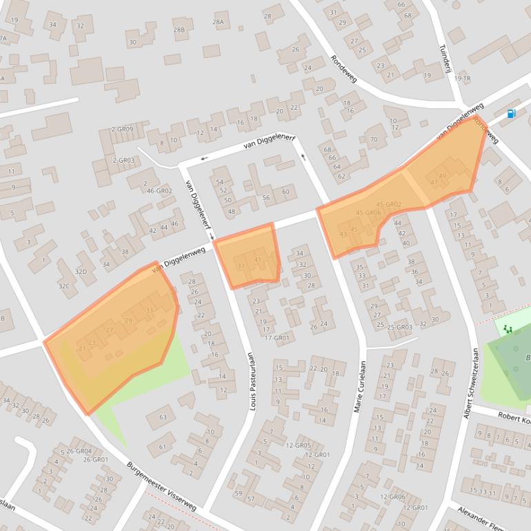 Kaart van postcodegebied 8271ZD.