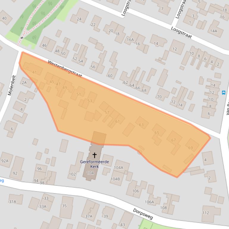 Kaart van postcodegebied 8274AP.