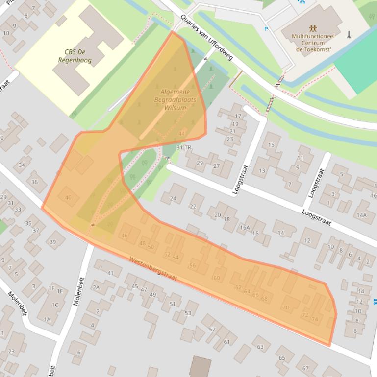 Kaart van postcodegebied 8274AS.