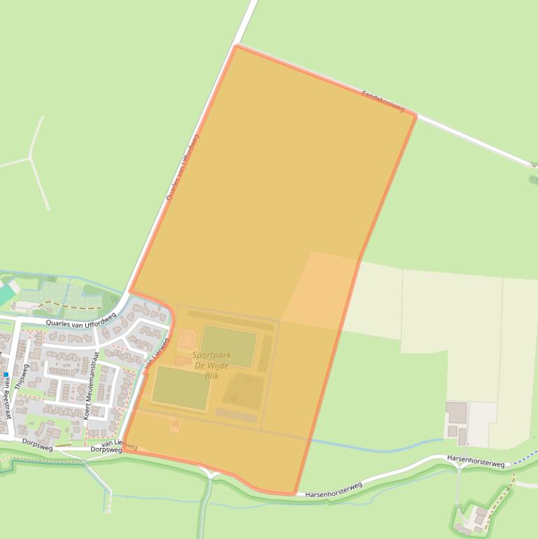 Kaart van postcodegebied 8274BD.