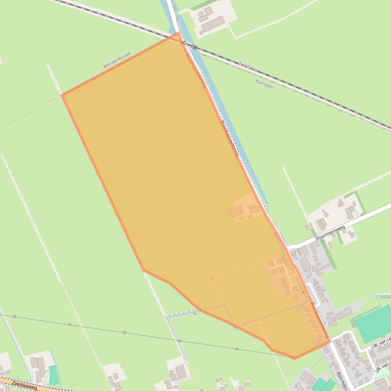 Kaart van postcodegebied 8275AP.