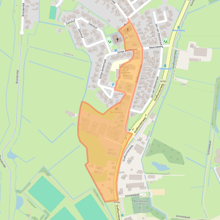 Kaart van postcodegebied 8277AA.