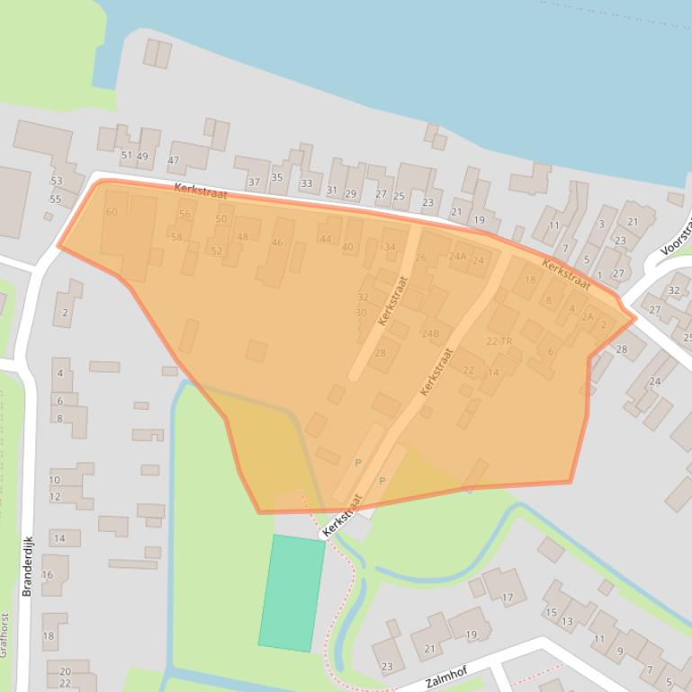 Kaart van postcodegebied 8277AE.