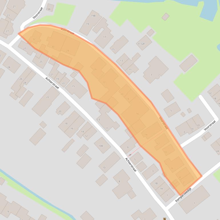 Kaart van postcodegebied 8277AK.