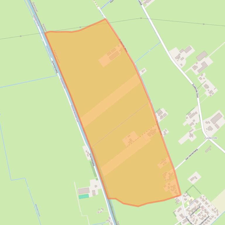 Kaart van postcodegebied 8278AR.