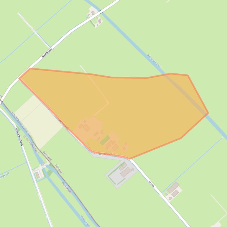 Kaart van postcodegebied 8278AV.