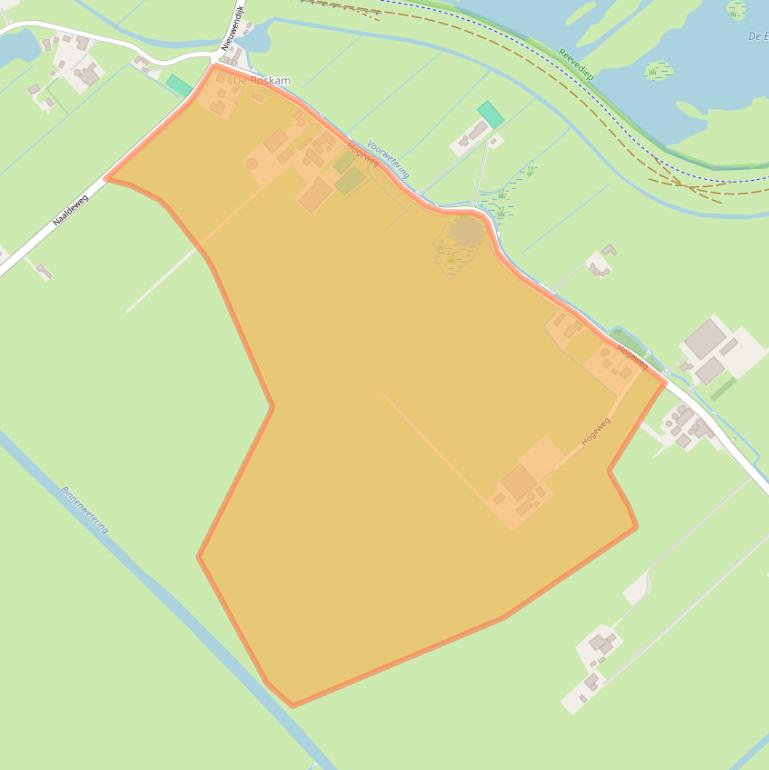 Kaart van postcodegebied 8278BA.