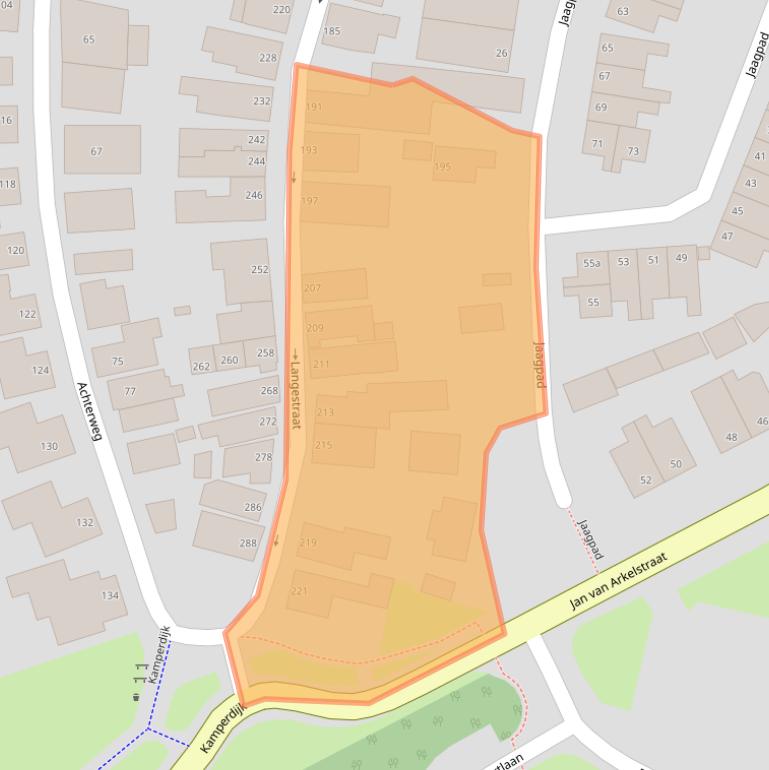 Kaart van postcodegebied 8281AK.