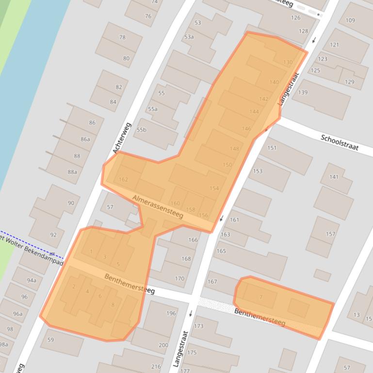 Kaart van postcodegebied 8281AP.