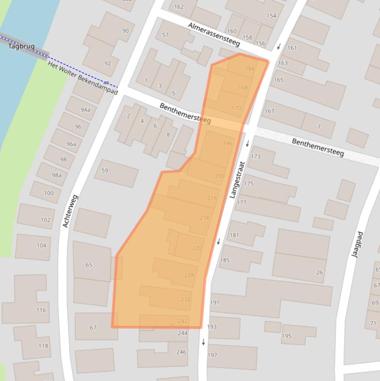 Kaart van postcodegebied 8281AR.