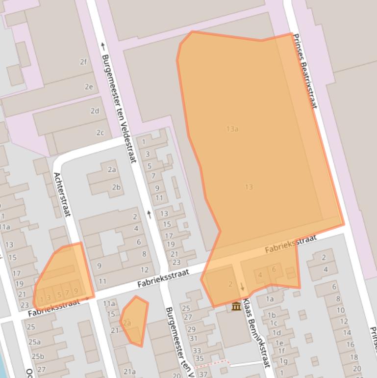 Kaart van postcodegebied 8281BW.