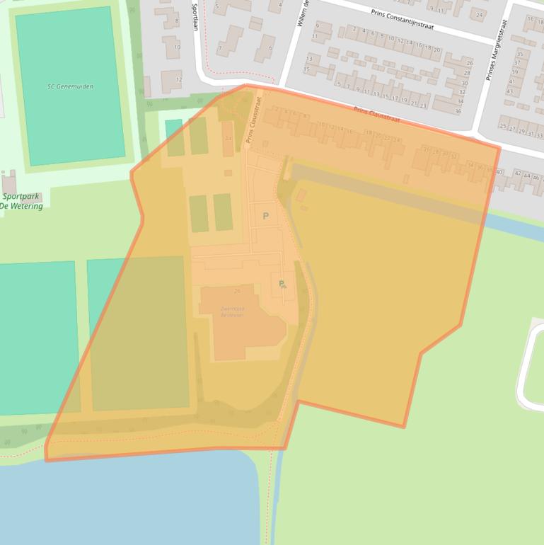 Kaart van postcodegebied 8281DC.