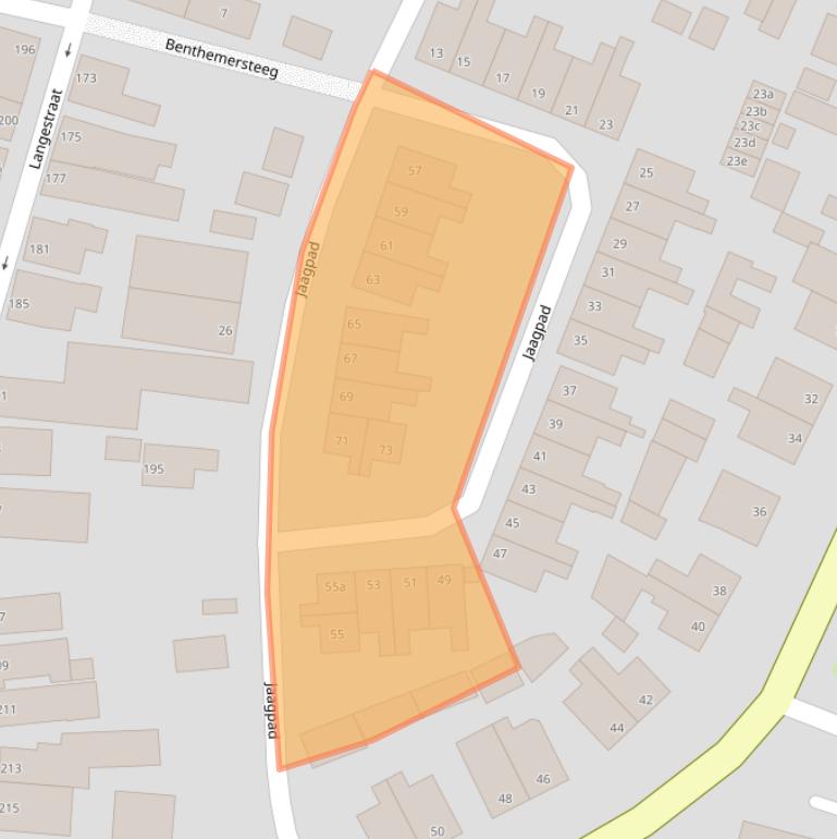 Kaart van postcodegebied 8281GD.