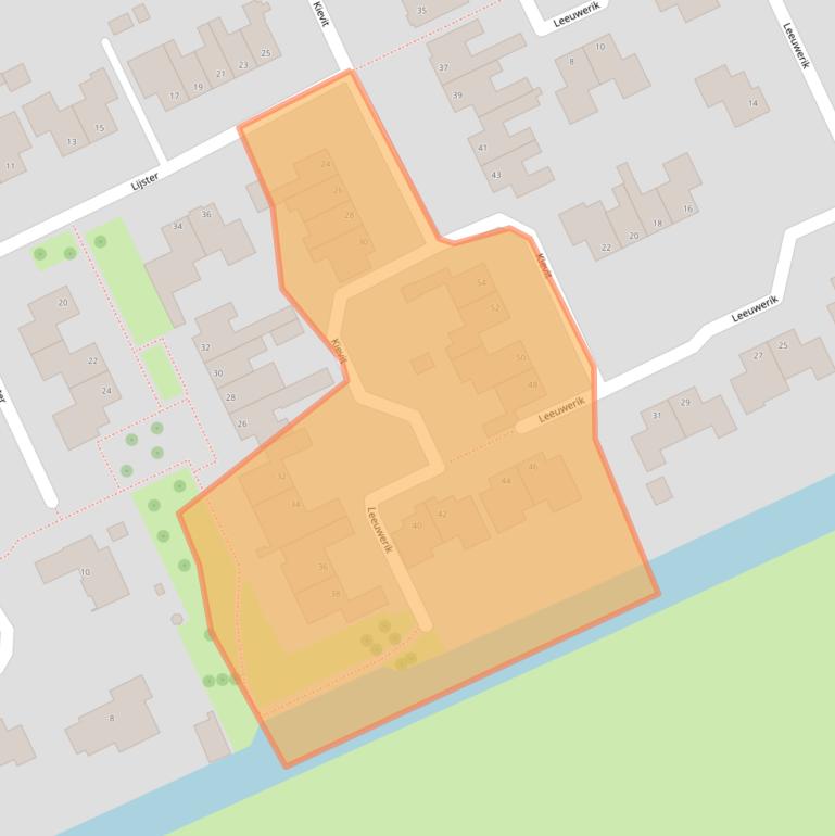 Kaart van postcodegebied 8281GG.