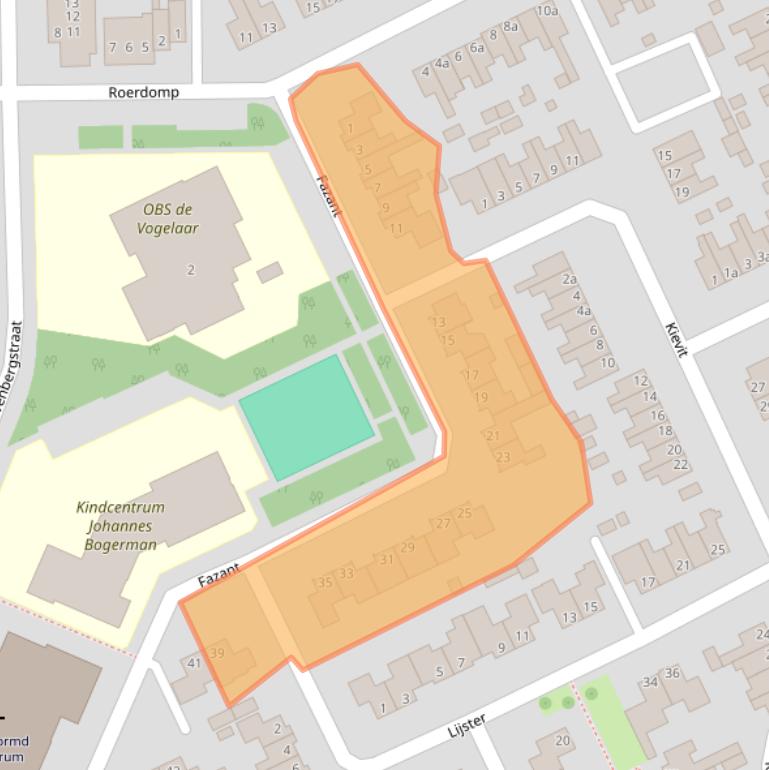 Kaart van postcodegebied 8281GL.