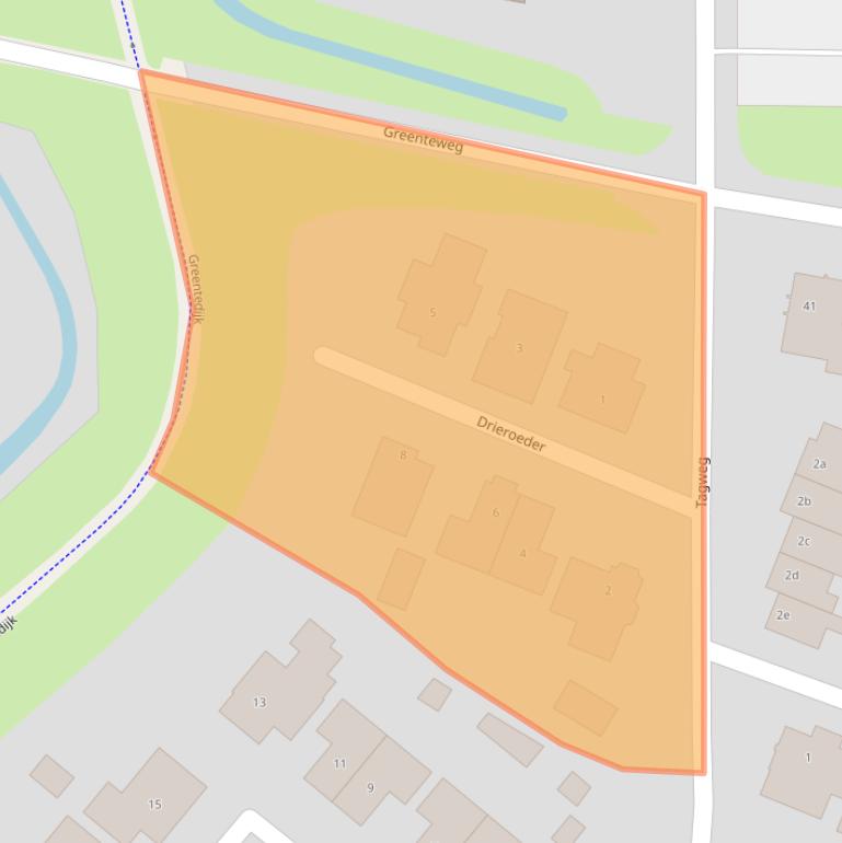 Kaart van postcodegebied 8281HR.