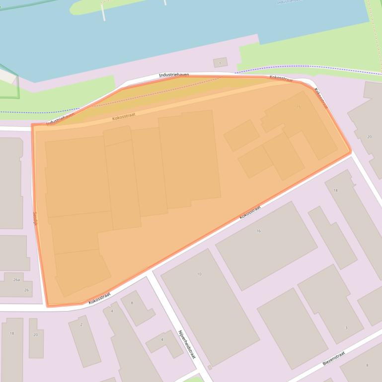 Kaart van postcodegebied 8281JB.