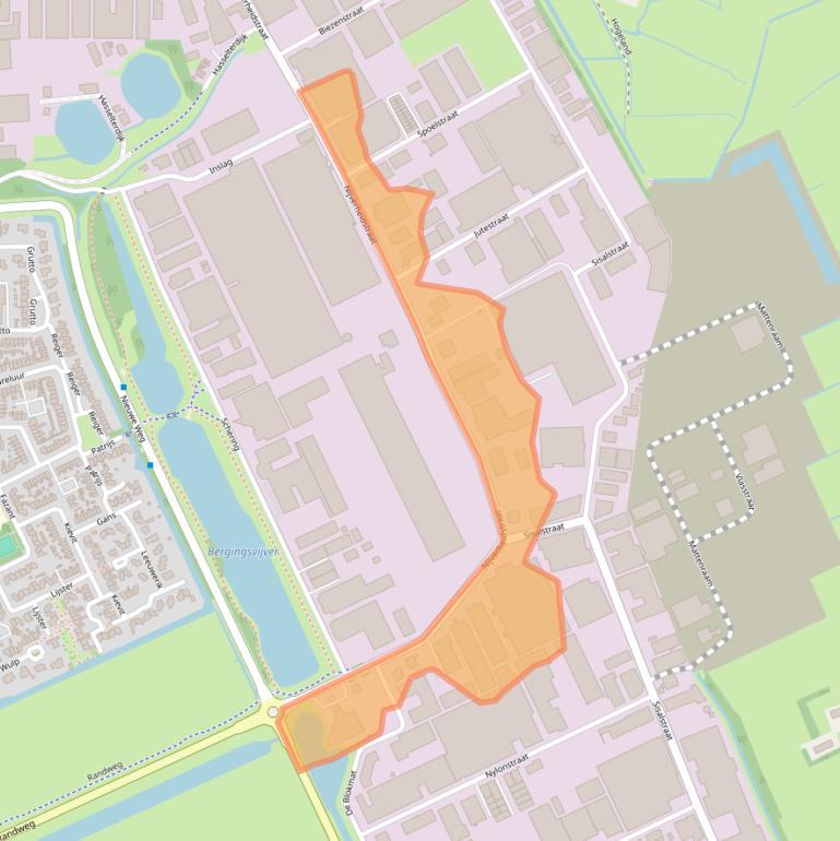 Kaart van postcodegebied 8281JD.