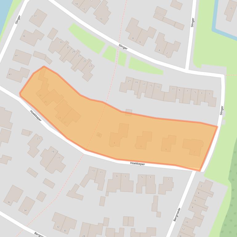 Kaart van postcodegebied 8281ME.