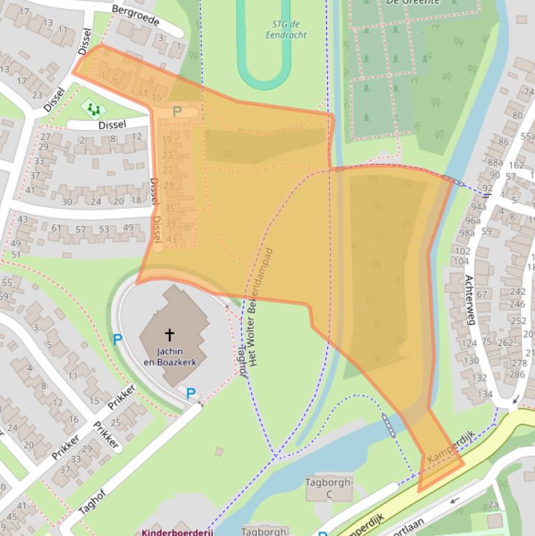 Kaart van postcodegebied 8281ML.