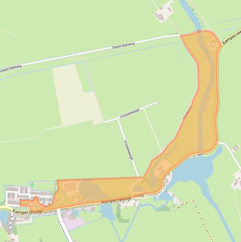 Kaart van postcodegebied 8281PG.