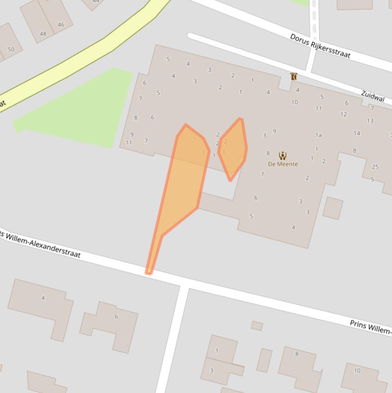 Kaart van postcodegebied 8281XC.