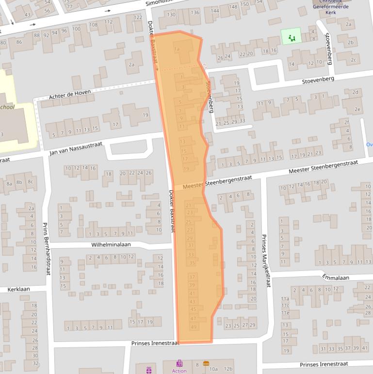 Kaart van postcodegebied 8281ZG.