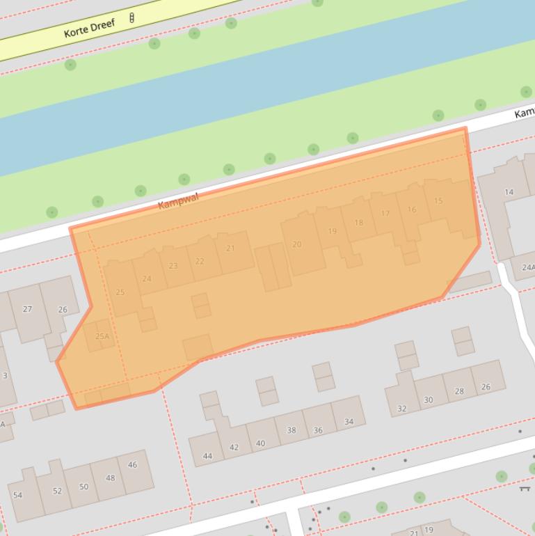 Kaart van postcodegebied 8301AB.