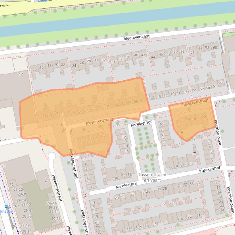 Kaart van postcodegebied 8301AL.