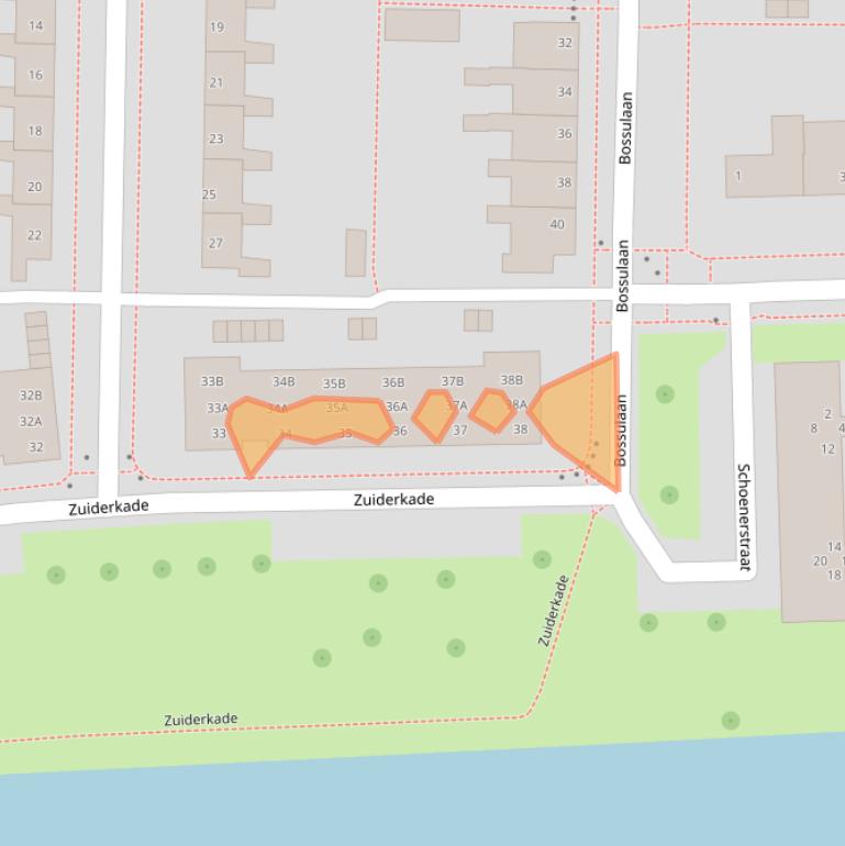 Kaart van postcodegebied 8301AT.