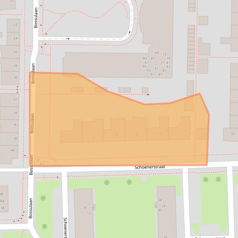 Kaart van postcodegebied 8301AV.