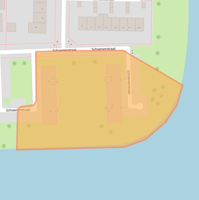 Kaart van postcodegebied 8301AX.