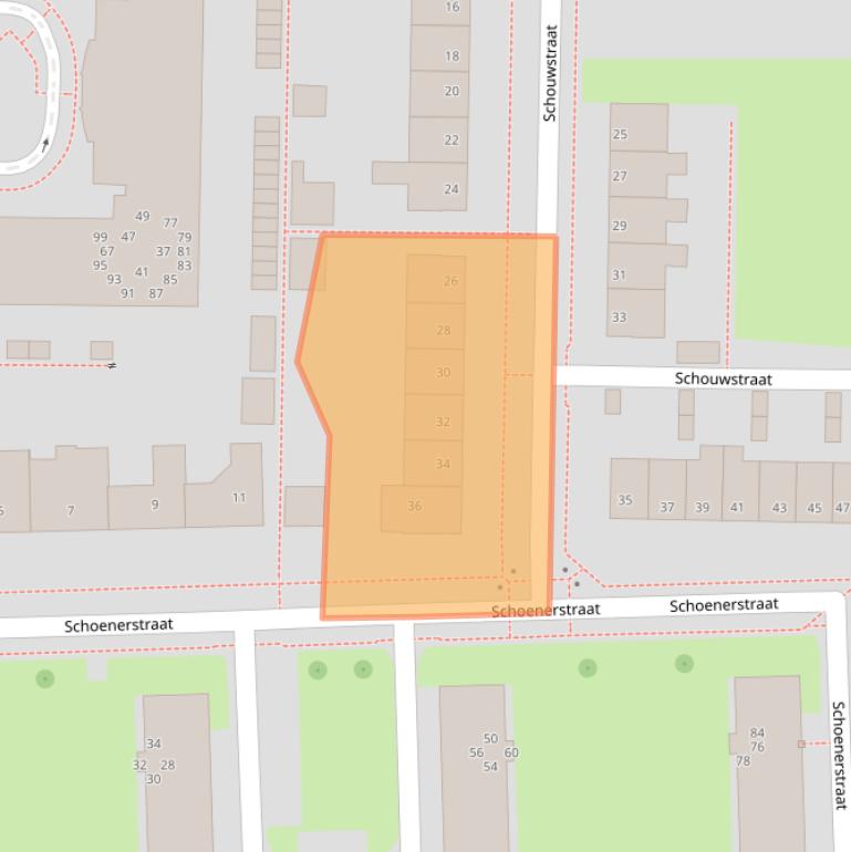 Kaart van postcodegebied 8301BD.