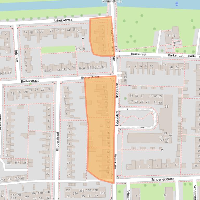 Kaart van postcodegebied 8301BK.