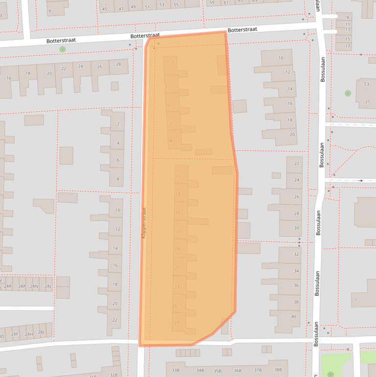 Kaart van postcodegebied 8301BL.