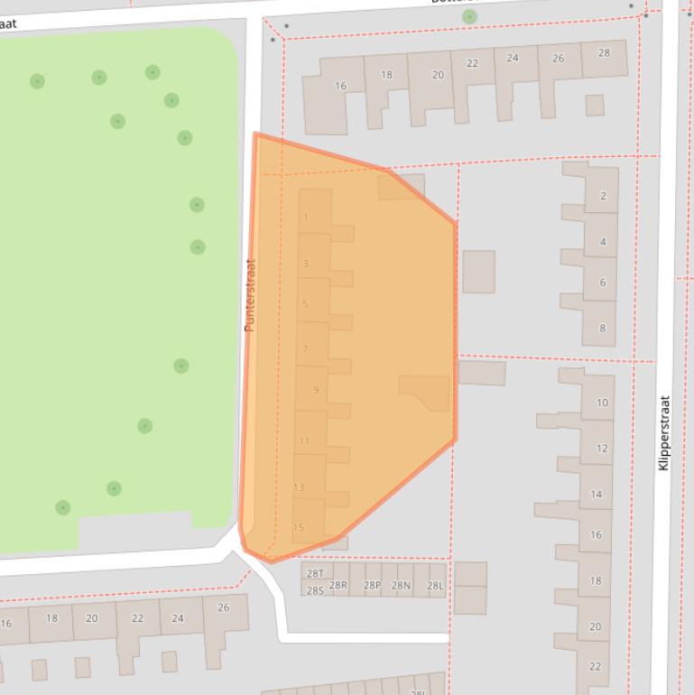 Kaart van postcodegebied 8301BN.