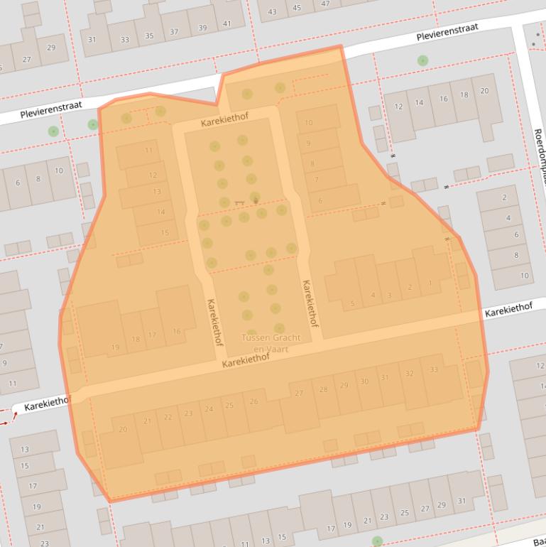 Kaart van postcodegebied 8301XC.