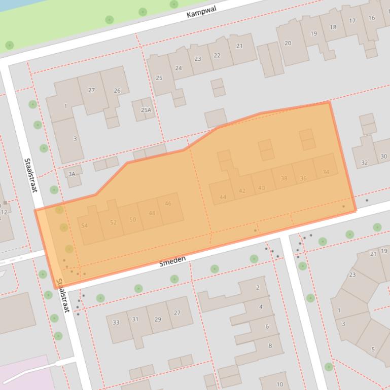 Kaart van postcodegebied 8301XJ.