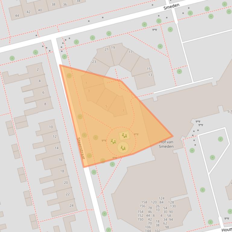 Kaart van postcodegebied 8301XM.